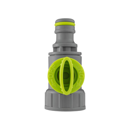 IBC 2” S60X6 Lid with ¾” BSP Thread and Quick-Connect Lime Valve