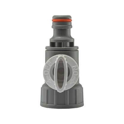 WL-Coloured Snap-On Tap Adapter with 3/4" BSP Female Thread and Valve