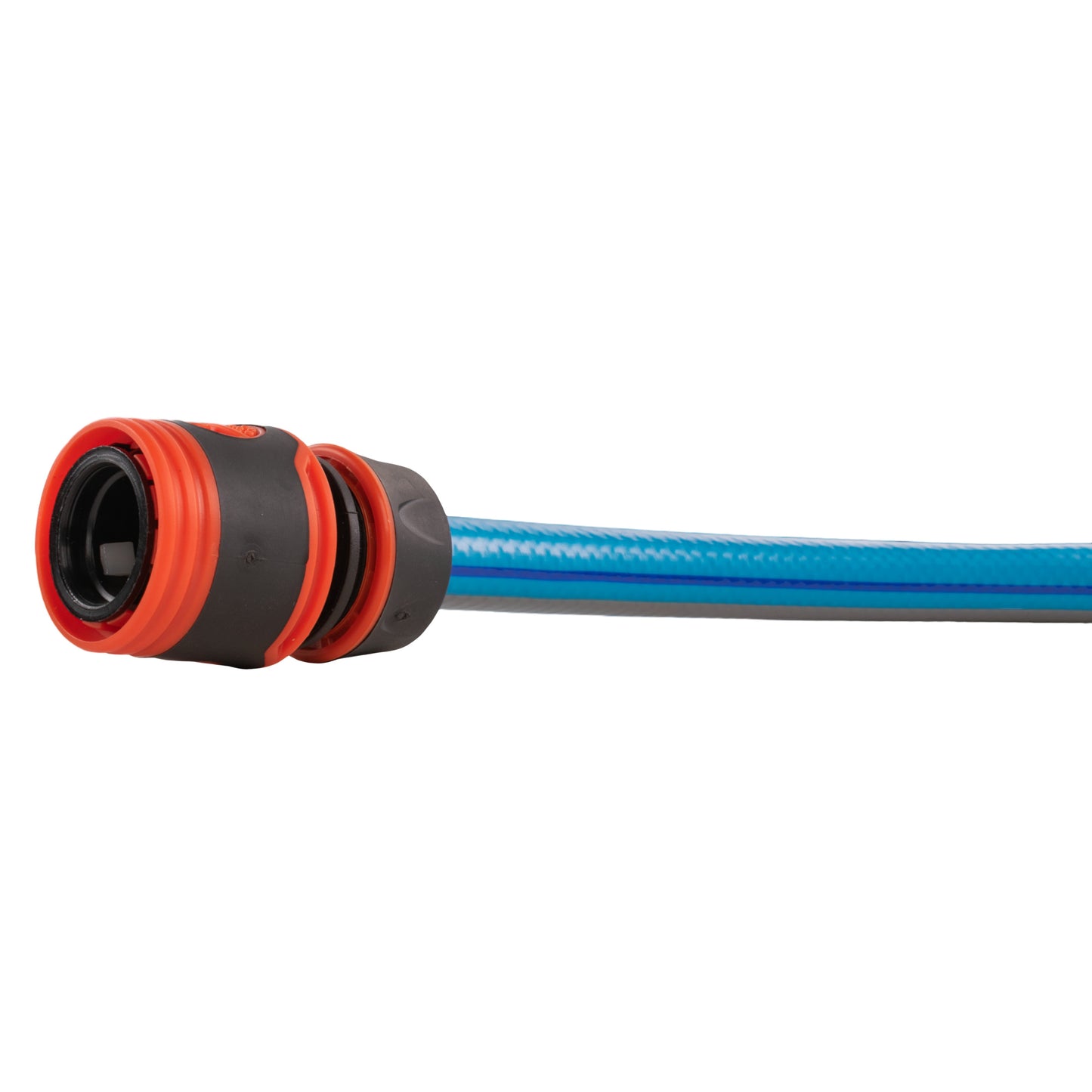 16mm Barbed Connector with 3/4" BSPF Quick-Connect Valve & Soft Black Hose Fitting
