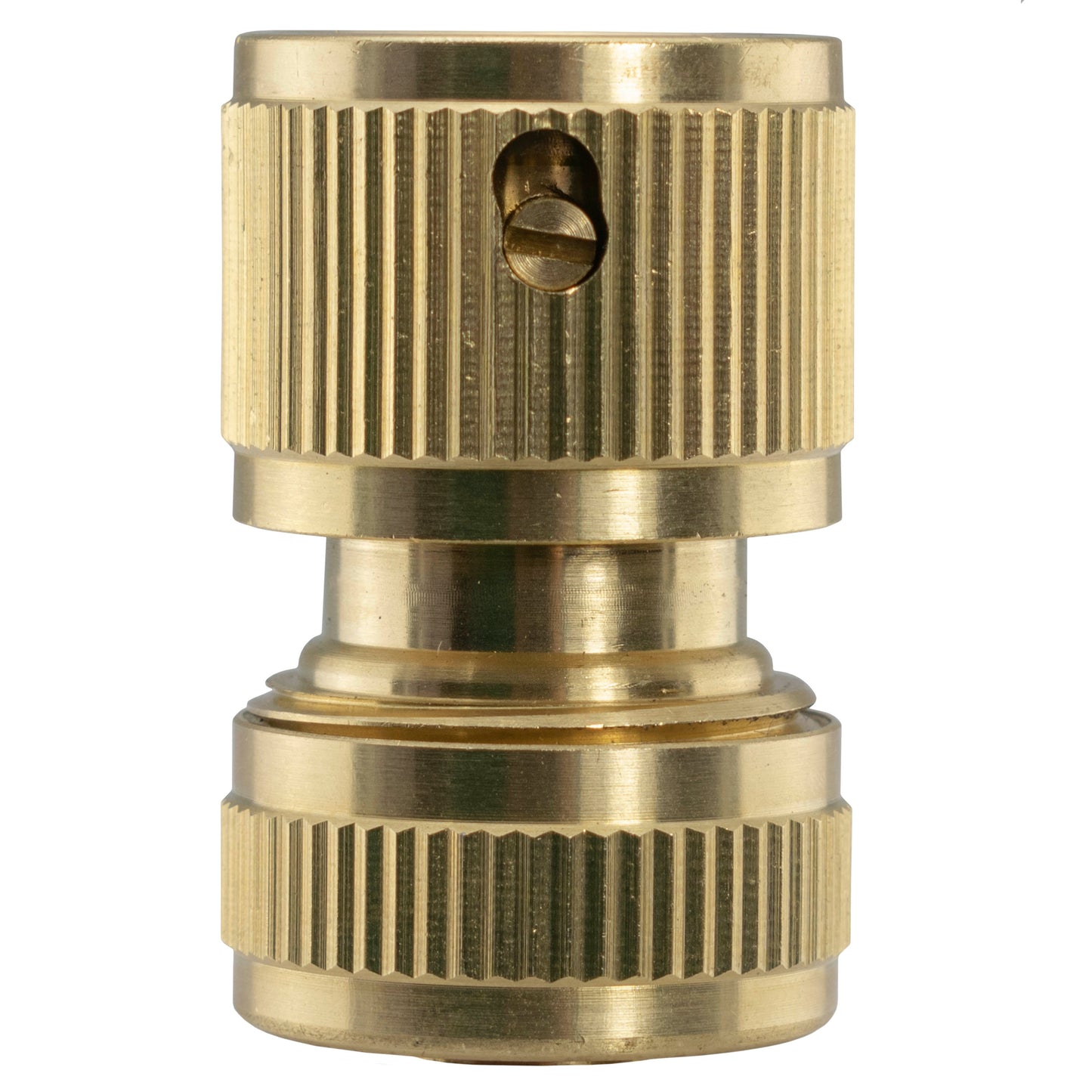 25mm Brass Hose Tail with BSPF Quick-Connect Valve and Brass Hose Connector