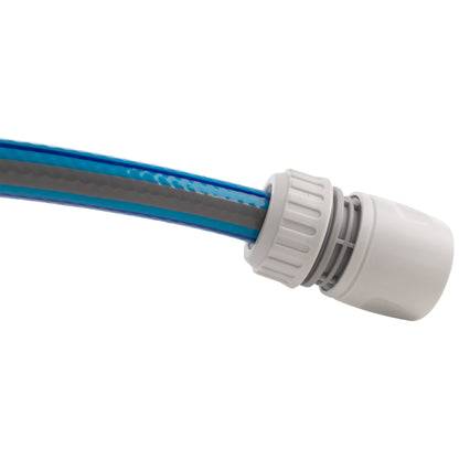 Gray Female Hose Connector for 1/2" or 5/8" Garden Hose