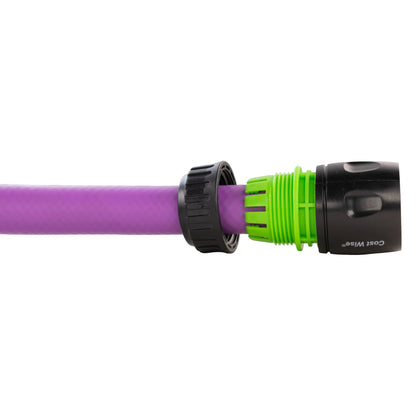 Cost Wise Male‑Male Quick‑Connect Inline Hose Valve Set Black/Green