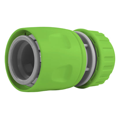 Green/Grey Female Hose Fitting Compatible with ½" or 5/8" Hoses