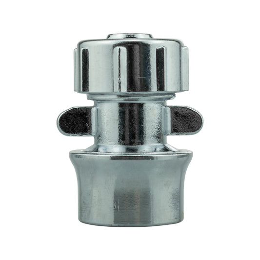 ½” Zinc Chrome Hose Connector – Female Fitting for Garden Hose