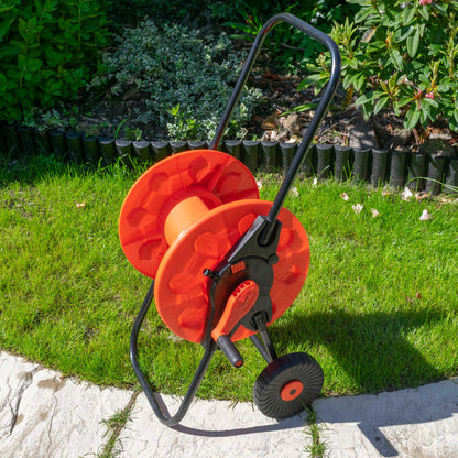 60m ½" Garden Hose Cart with Wheels, CW