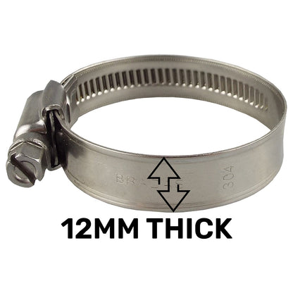 A4 Stainless Steel Hose Clamp 80mm to 100mm