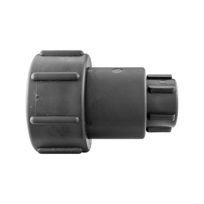 IBC Adapter 2" S60X6 to 1/2" BSP with Lever Tap, Hose Barb & Locking Handle