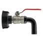 IBC 2” S60X6 Lid with Lever Tap and 20mm Hose Tail Elbow Connector