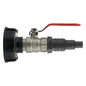 IBC 2” S60X6 Lid with Lever Valve and Multi-Size Pond Barb Connector (13/20/25mm)