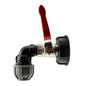 IBC 2” S60X6 Adapter with Lever Tap and 20mm MDPE Elbow Connector