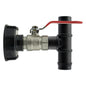 IBC 2” S60X6 Lid with Lever Tap and 25mm Hose Barb Tee Connector