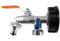 IBC 2” S60X6 Lid with Twin ¾” BSP Tap