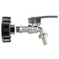 IBC 2" S60X6 Lid with 1/2" BSP Thread, Lever Tap with Hose Tail and Side Lock