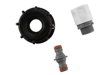 IBC 2” S60X6 Lid with ¾” BSP Hose Fitting and Twin Male Connector WL