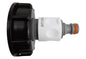 IBC 2” S60X6 Lid with ¾” BSP Hose Fitting and Twin Male Connector WL