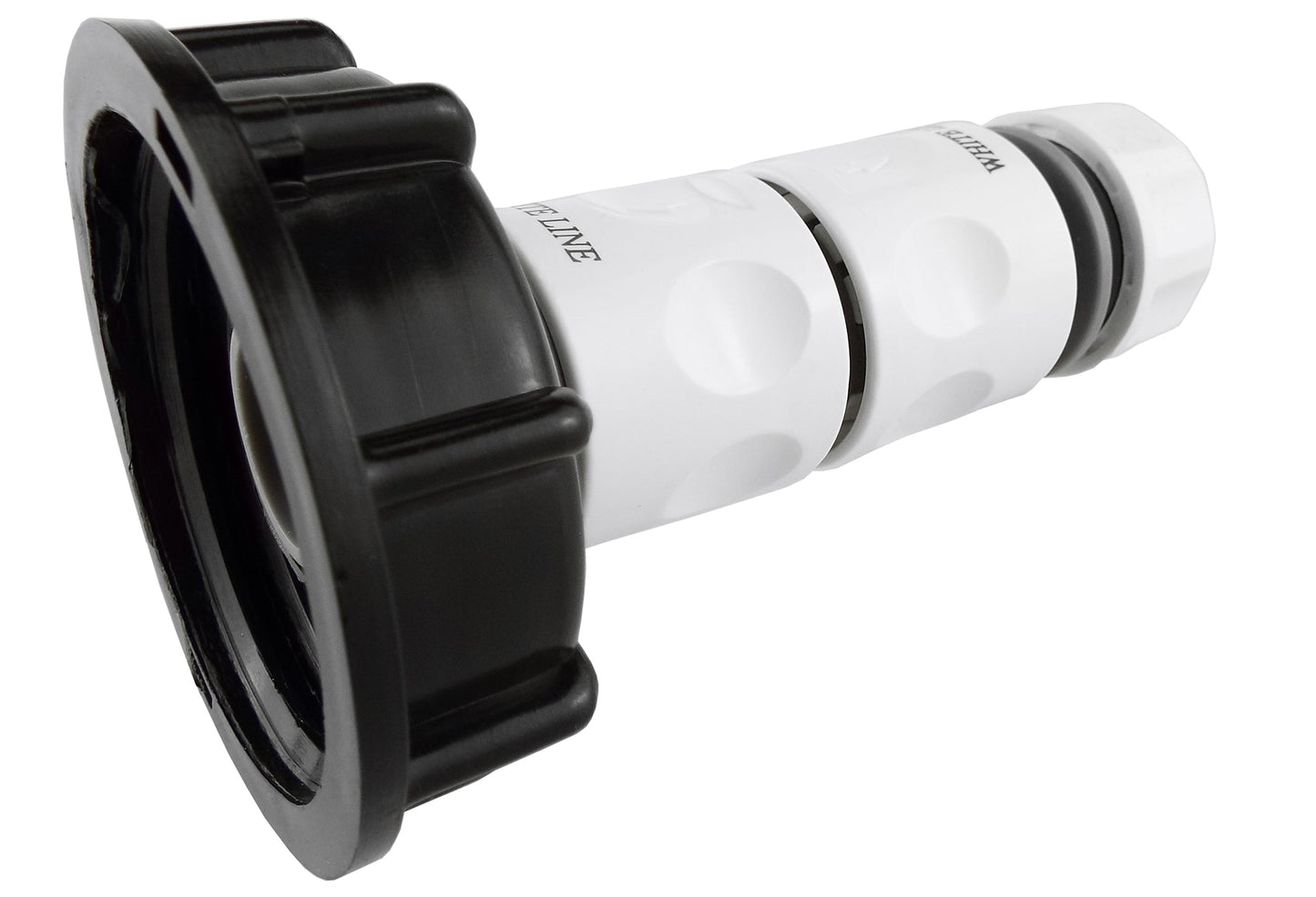IBC 2” S60X6 Lid with BSP Thread, Twin Male Adapter and Hose Connector WL