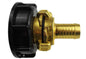 IBC 2" S60X6 Lid with 25mm Hose Tail Geka-Style Connector