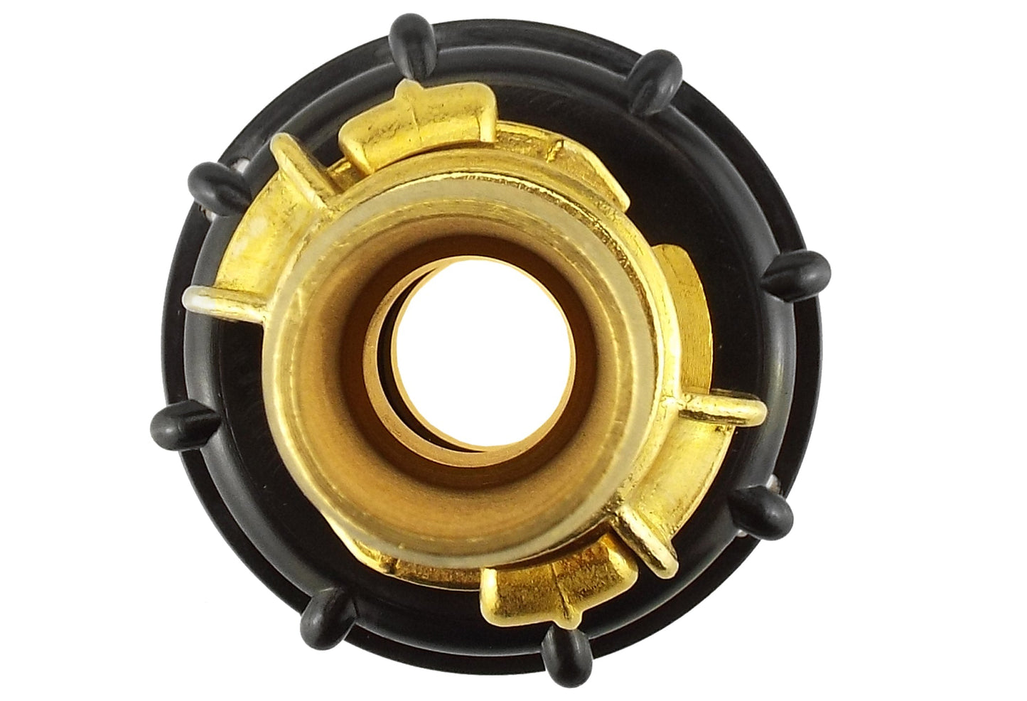 2" IBC Cap S60X6 with 25mm Geka-Type Swivel Barb Connector