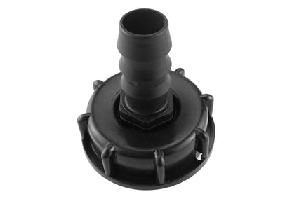 IBC 2” S60X6 Cap with 16mm Straight Hose Barb