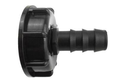 IBC 2” S60X6 Cap with 16mm Straight Hose Barb