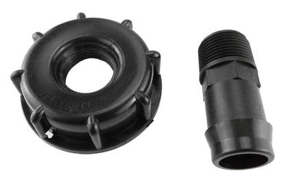 IBC 2” S60X6 Cap with 25mm Straight Hose Barb