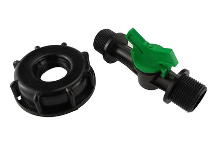 IBC 2” S60X6 Cap with ¾” BSP Male Threaded Water Control Valve
