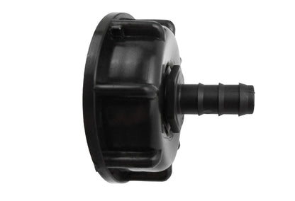 IBC 2” S60X6 Cap with 16mm Straight Hose Barb