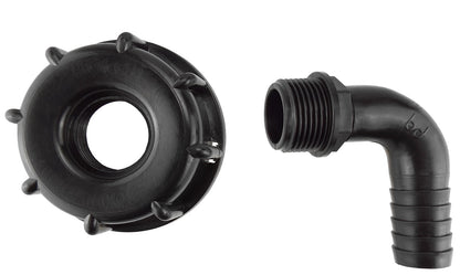 IBC 2” S60X6 Cap with 20mm Barb Elbow Pond Connector