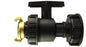 IBC 2" S60X6 Lid with Large Plastic Tap and Geka-Style Connector