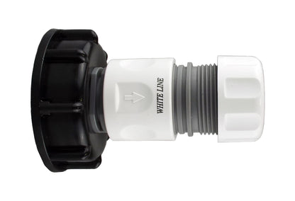 IBC 2” S60X6 Lid with Max Flo Quick Hose Connector Kit