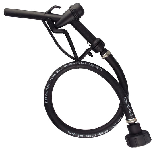 Fuel Dispensing Gun Kit with 1" Rubber Hose and Tank Adaptor