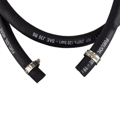 Fuel Dispensing Gun Kit with 1" Rubber Hose and Tank Adaptor