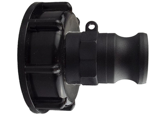 IBC 2” S60X6 Screw Cap with ¾” Camlock Type F Connector