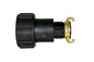 IBC 2” S60X6 to ¾” BSP Female Extension Adapter with Geka-Style Connector
