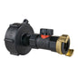 IBC 2” S60X6 Cap with Integrated BSP Female Valve and Geka-Type Hose Connector