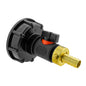 IBC 2” S60X6 Cap with Integrated BSP Male Valve and 13mm Brass Hose Tail