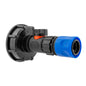 IBC 2” S60X6 Lid with Integrated BSPM Valve and Blue ¾” BSPF Hose Connector