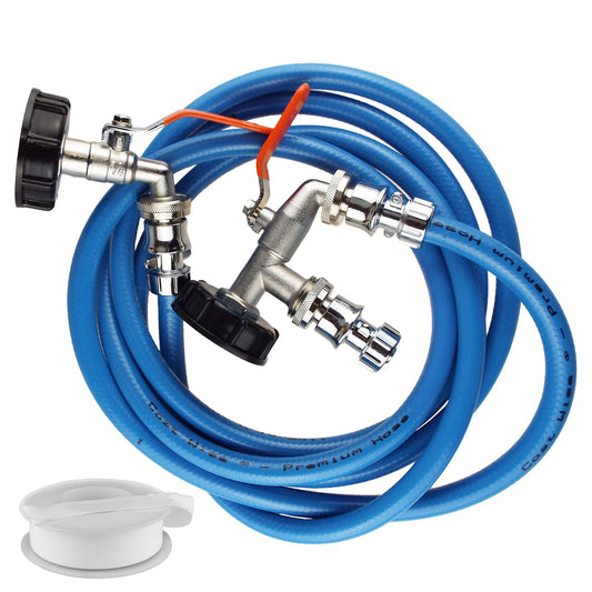 IBC Tank Connector Set – Chrome Finish