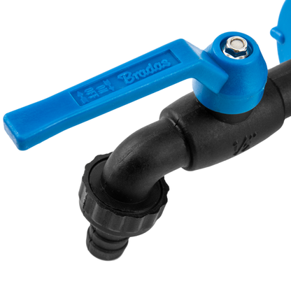 1/2" BSP Male Nylon Garden Tap with 1/2" Barb Fitting