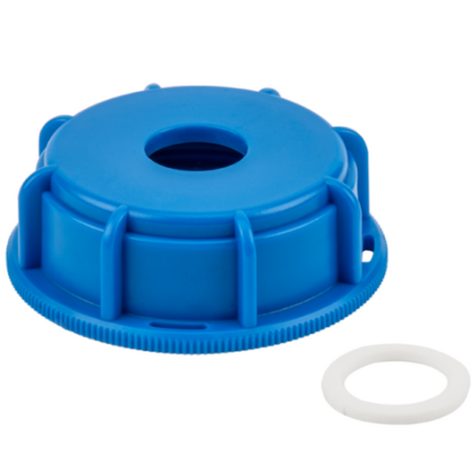 IBC Cap Compatible with 3/4” BSP Thread S60X6, Includes Washer