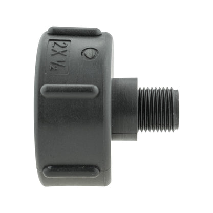 IBC 2” S60X6 Cap with 25mm MDPE Elbow T-Connector