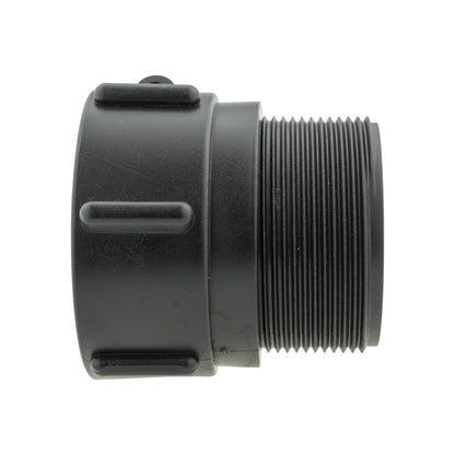 IBC 2” S60X6 Adapter with 2” BSP Elbow and 50mm Straight Hose Tail