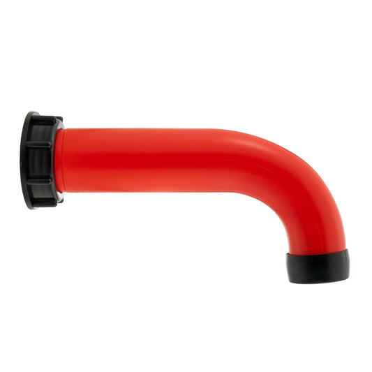 2" Red Angled IBC Connector with S60X6 Thread
