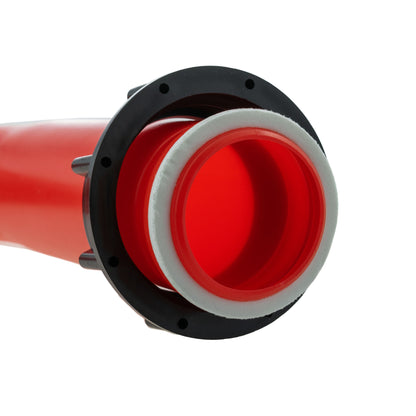 2" Red Angled IBC Connector with S60X6 Thread