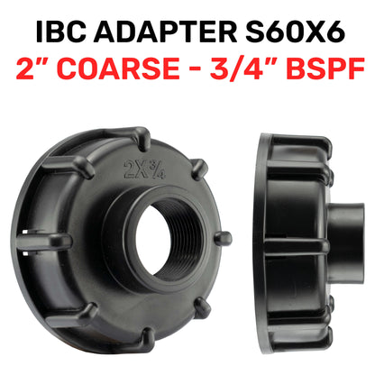 IBC Tank End Cap with 3/4" BSP Female Thread