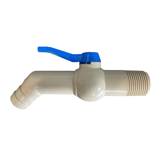 1” BSP Male Inlet PP Tap at 45° Angle, 170mm