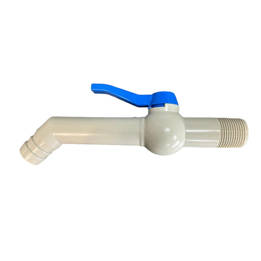 3/4” BSP Male Inlet PP Tap at 45° Angle, 190mm