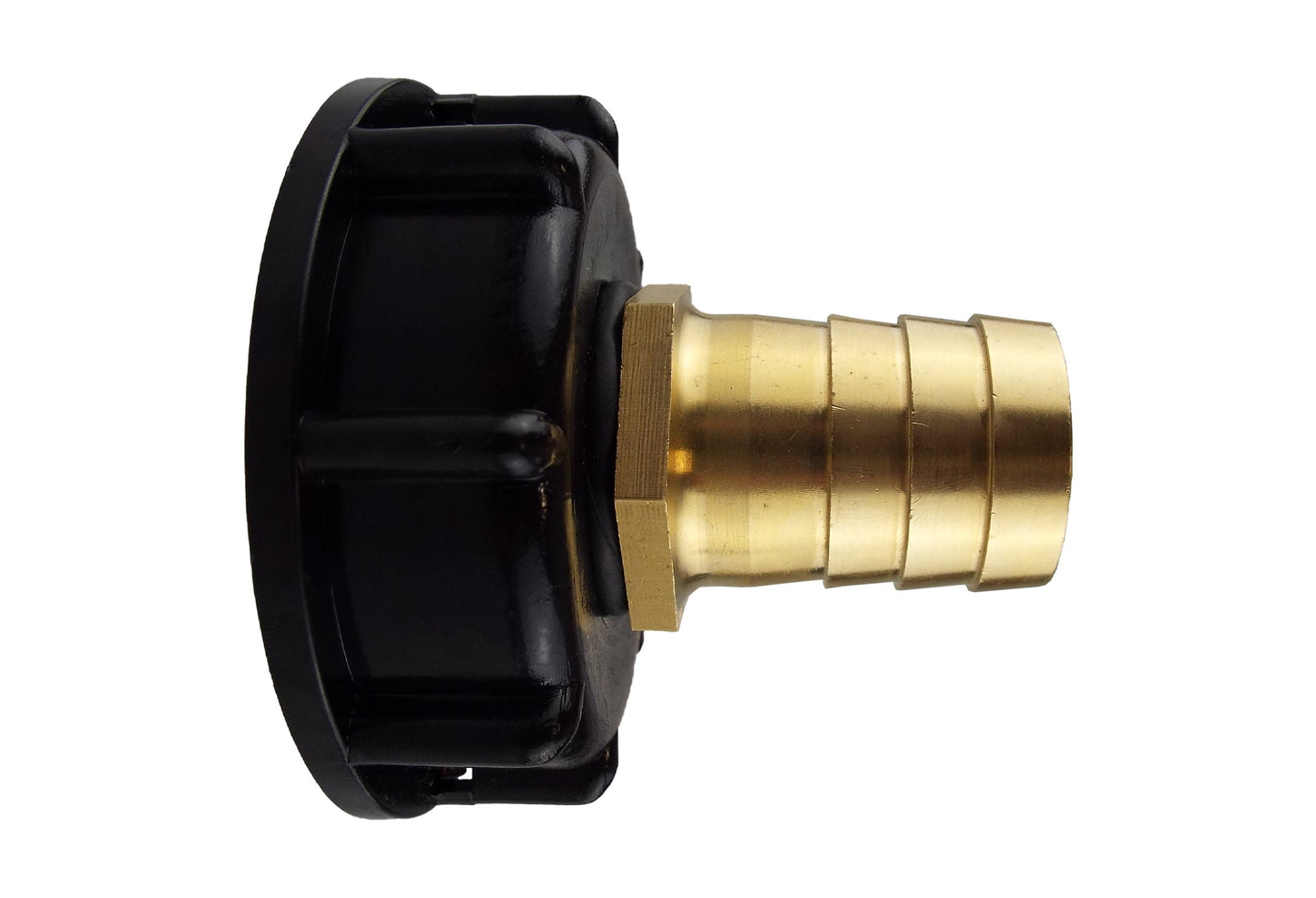IBC 2” S60X6 End Cap with 25mm Brass Hose Tail