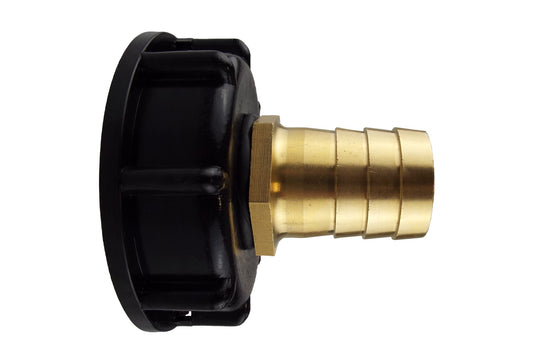 IBC 2” S60X6 End Cap with 25mm Brass Hose Tail