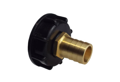 IBC 2” S60X6 End Cap with 19mm Brass Hose Tail